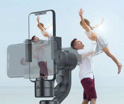 QAML F8 Handheld 3-Axis Gimbal Phone Holder Anti Shake Video Record Stabilizer for Xiaomi iPhone Cellphone Smartphone